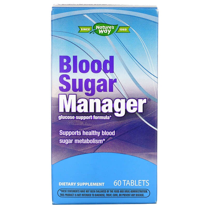 Nature's Way Blood Sugar Manager 60 Tablets 1 Nature's Way Blood Sugar Manager 60 Tablets 763948049066