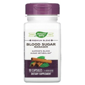 Nature's Way Blood Sugar Manager 90 Capsules 033674792001