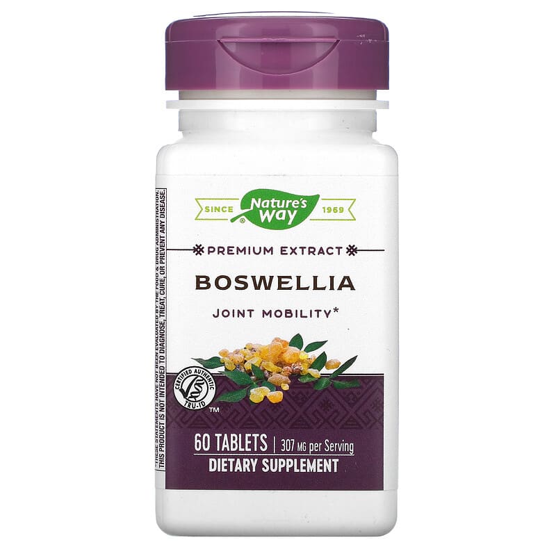 Nature's Way Boswellia 307 mg 60 Tablets 1 Nature's Way Boswellia 307 mg 60 Tablets 033674644003