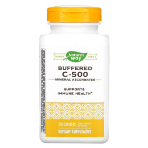 Nature's Way Buffered C-500 500 mg 250 Capsules 033674403211