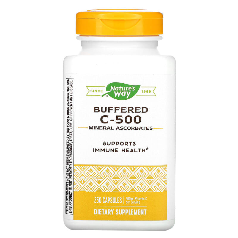 Nature's Way Buffered C-500 500 mg 250 viên 1 Nature's Way Buffered C-500 500 mg 250 Capsules 033674403211