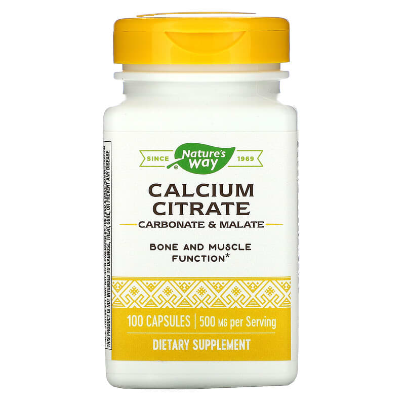 Nature's Way Calcium Citrate 250 mg 100 viên 1 Nature's Way Calcium Citrate 250 mg 100 Capsules 033674410103