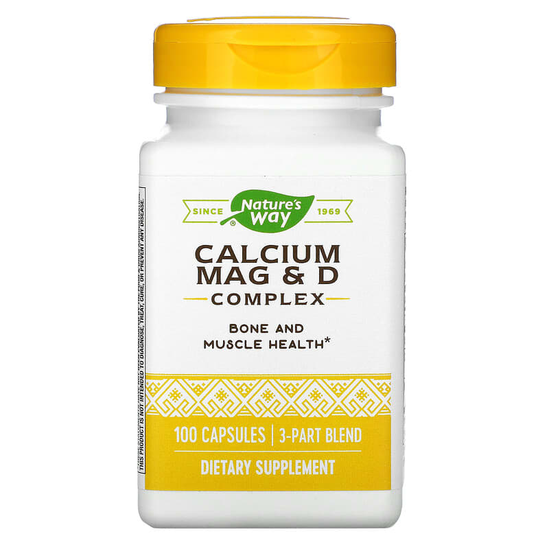 Nature's Way Calcium Mag & D Complex 100 viên 1 Nature's Way Calcium Mag & D Complex 100 Capsules 033674414200
