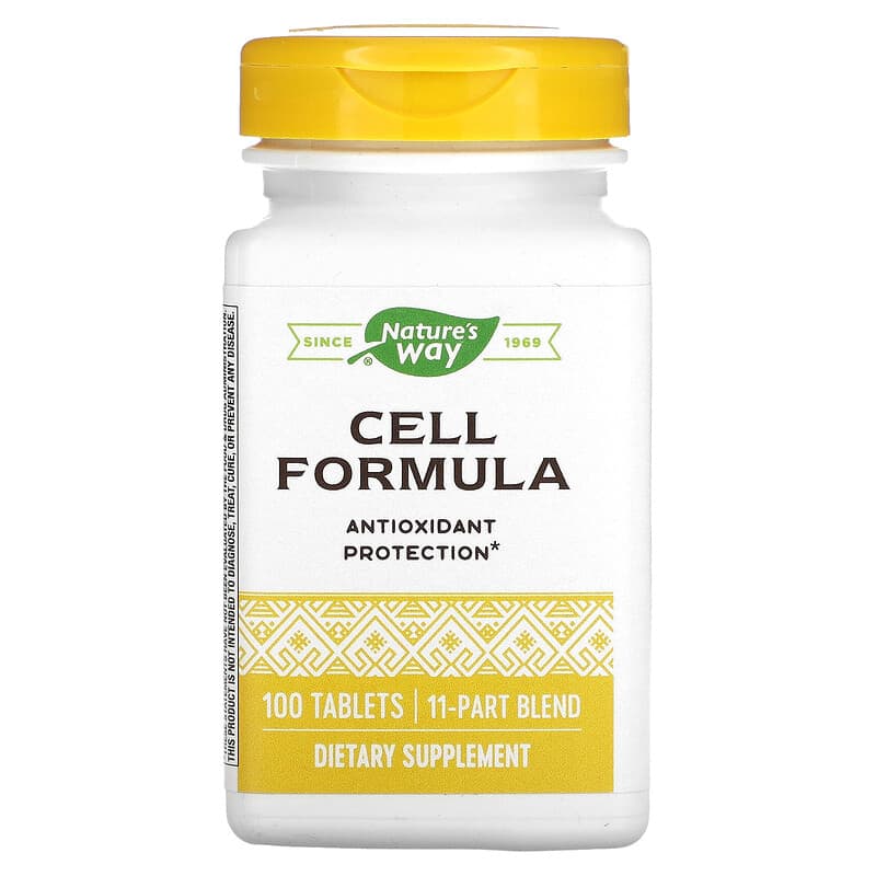 Nature's Way Cell Formula 100 Tablets 1 Nature's Way Cell Formula 100 Tablets 033674451410