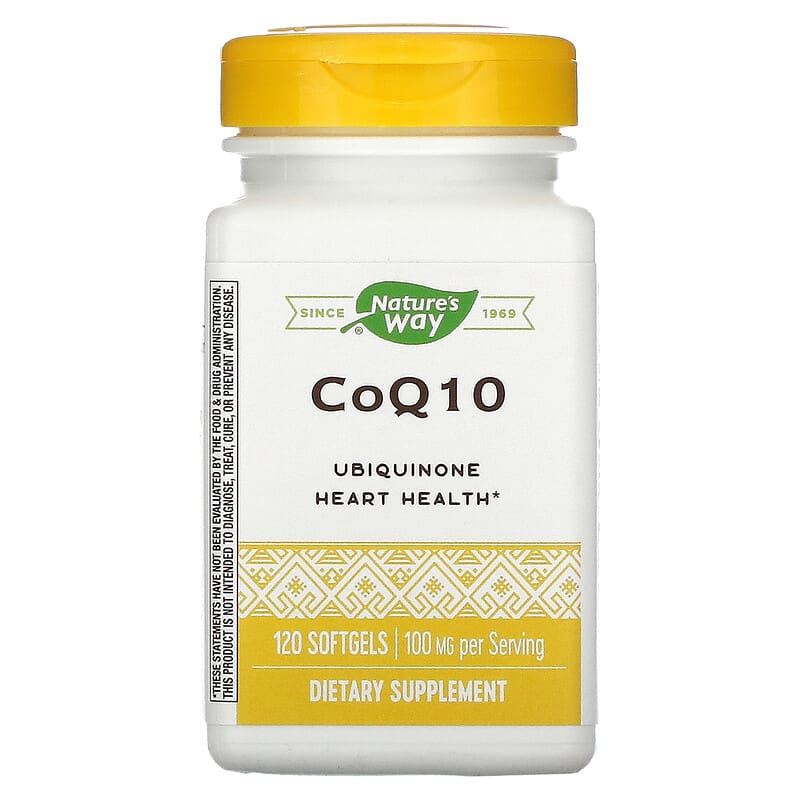 Nature's Way CoQ10 100 mg 120 Softgels 1 Nature's Way CoQ10 100 mg 120 Softgels 763948062027