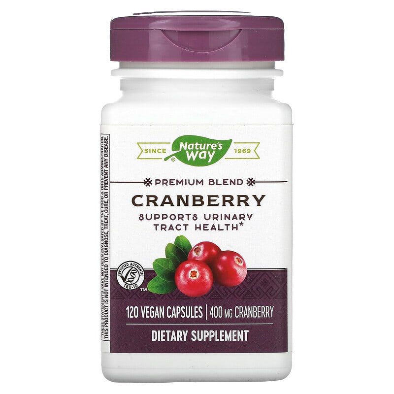 Nature's Way Cranberry 400 mg 120 Vegan Capsules 1 Nature's Way Cranberry 400 mg 120 Vegan Capsules 033674151358