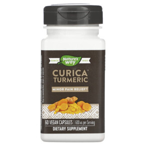 Nature's Way Curica Turmeric 300 mg 60 Vegan Capsules 033674107546