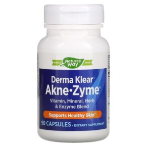 Nature's Way Derma Klear Akne-Zyme 90 Capsules 763948010592