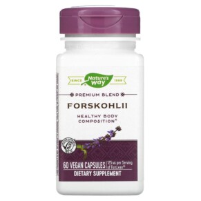 Nature's Way Forskohlii 125 mg 60 Vegan Capsules 033674100066