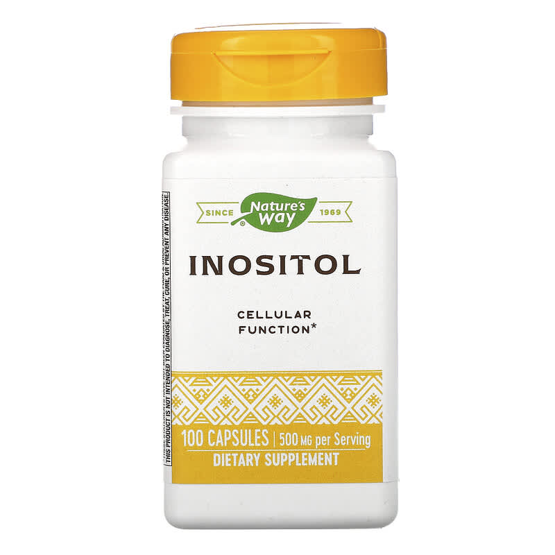 Nature's Way Inositol 500 mg 100 viên 1 Nature's Way Inositol 500 mg 100 Capsules 033674404614