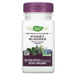 Nature's Way Kidney Bladder 465 mg 100 Vegan Capsules 033674001103
