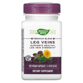Nature's Way Leg Veins Premium Blend 120 Vegan Capsules 033674153352