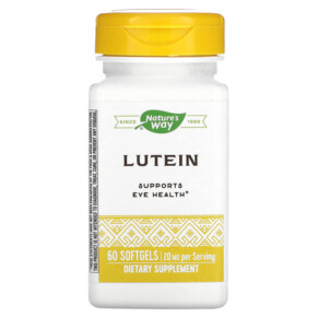 Nature's Way Lutein 20 mg 60 Softgels 033674154915
