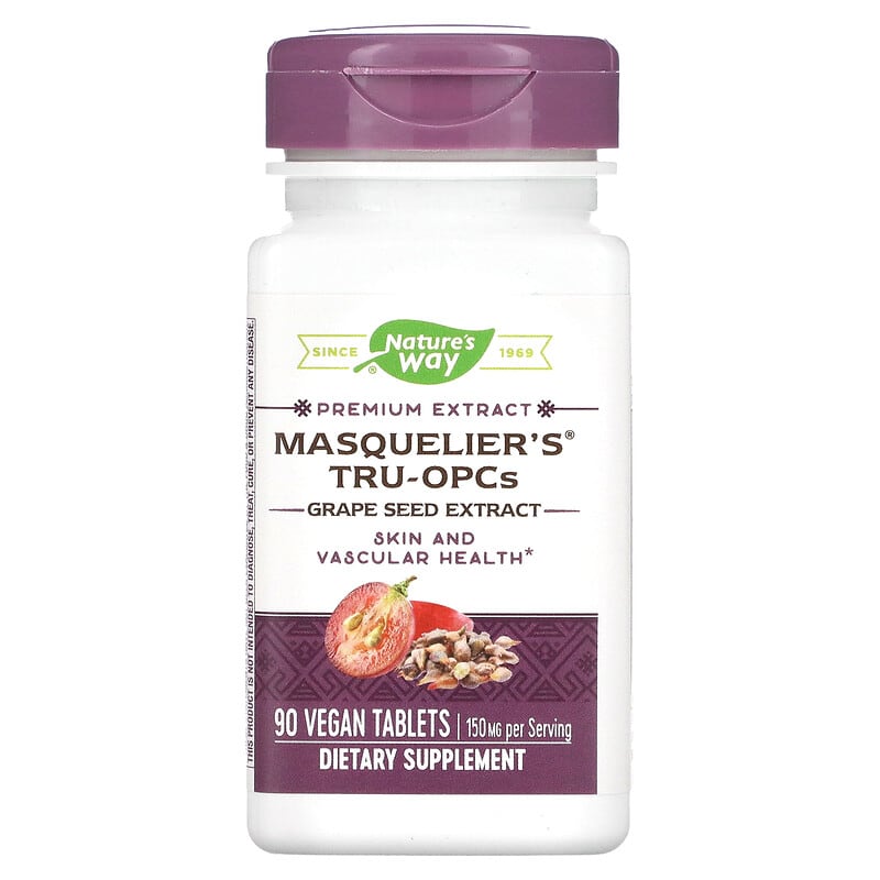 Nature's Way Masquelier's Tru-OPCs 75 mg 90 Vegan Tablets 1 Nature's Way Masquelier's Tru-OPCs 75 mg 90 Vegan Tablets 033674491317