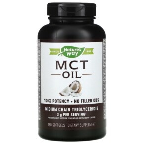 Nature's Way MCT Oil 180 Softgels 033674121146