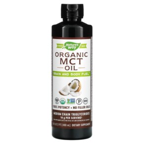Nature's Way Organic MCT Oil 16 fl oz (480 ml) 033674108956