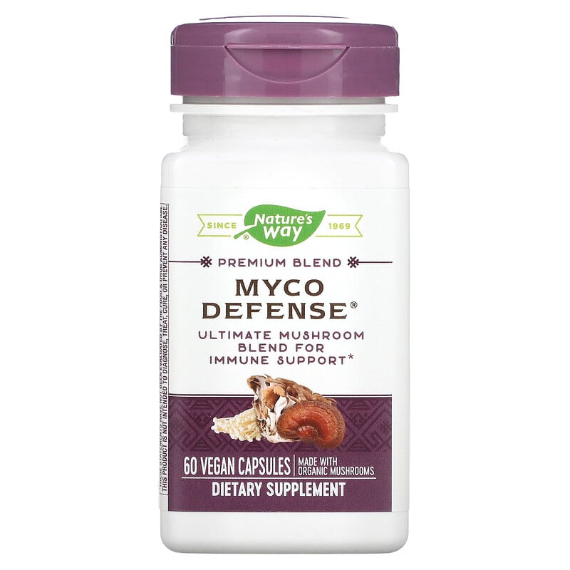 Nature's Way Premium Blend Myco Defense 60 viên 1 Nature's Way Premium Blend Myco Defense 60 Vegan Capsules 033674148600