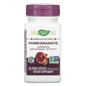 Nature's Way Premium Extract Pomegranate 350 mg 60 Vegan Capsules 033674153857