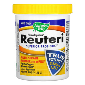 Nature's Way Primadophilus Reuteri Superior Probiotic 3 Billion CFU 5 oz (141.75 g) 033674142417