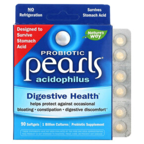 Nature's Way Probiotic Pearls Acidophilus 90 Softgels 763948042999