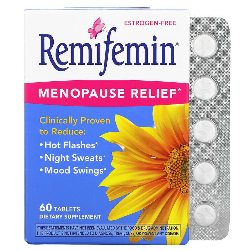 Nature's Way Remifemin Menopause Relief 60 Tablets 1 Nature's Way Remifemin Menopause Relief 60 Tablets 763948075003