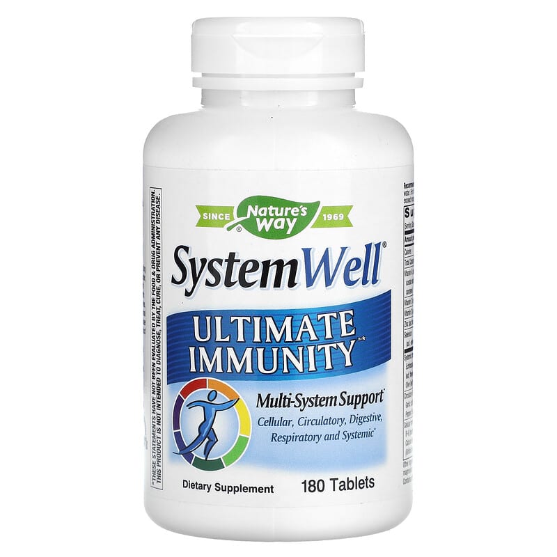 Nature's Way System Well Ultimate Immunity 180 Tablets 1 Nature's Way System Well Ultimate Immunity 180 Tablets 033674150498