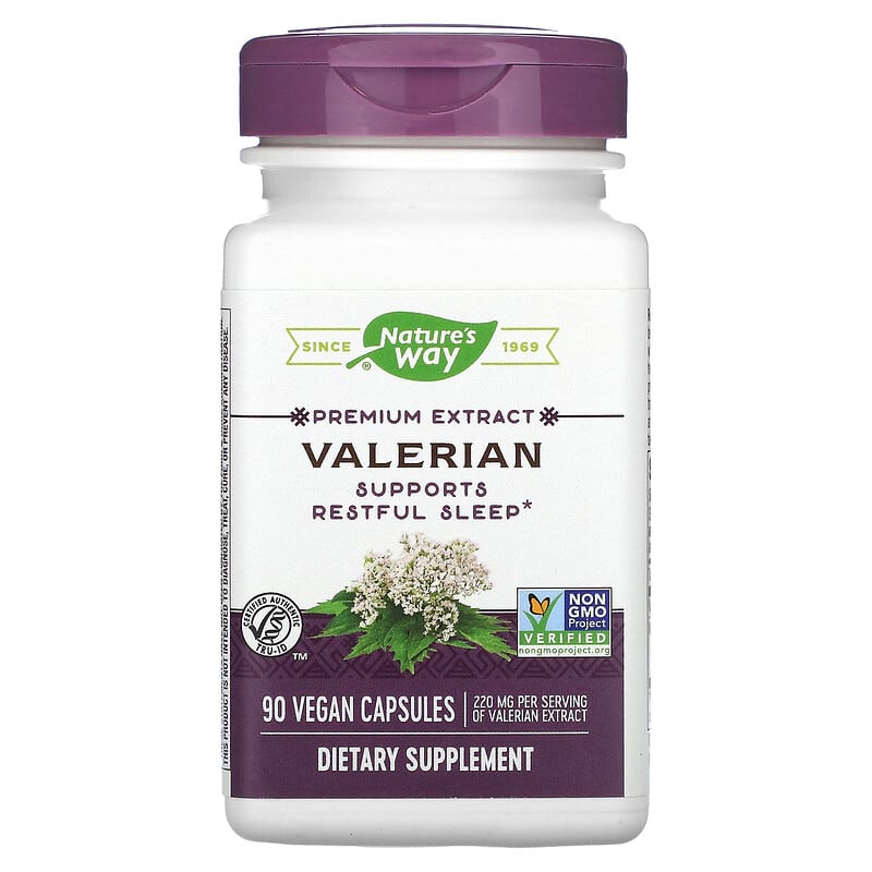 Nature's Way Valerian 110 mg 90 Vegan Capsules 1 Nature's Way Valerian 110 mg 90 Vegan Capsules 033674634004