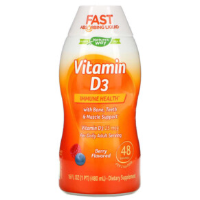 Nature's Way Vitamin D3 Berry 25 mcg 16 fl oz (480 ml) 371401894162
