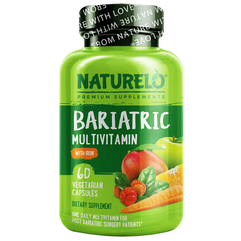 NATURELO Bariatric Multivitamin with Iron 60 viên 1 NATURELO Bariatric Multivitamin with Iron 60 Vegetarian Capsules 628110628558