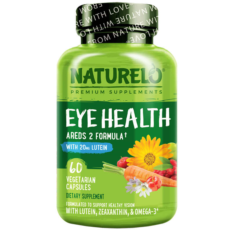 NATURELO Eye Health Areds 2 Formula 60 Vegetarian Capsules 1 NATURELO Eye Health Areds 2 Formula 60 Vegetarian Capsules 628110628404