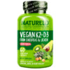 NATURELO Vitamin K2 + D3 From Chickpeas & Lichen 60 viên 3 NATURELO Vitamin K2 + D3 From Chickpeas & Lichen 60 Vegetarian Capsules 628110628589
