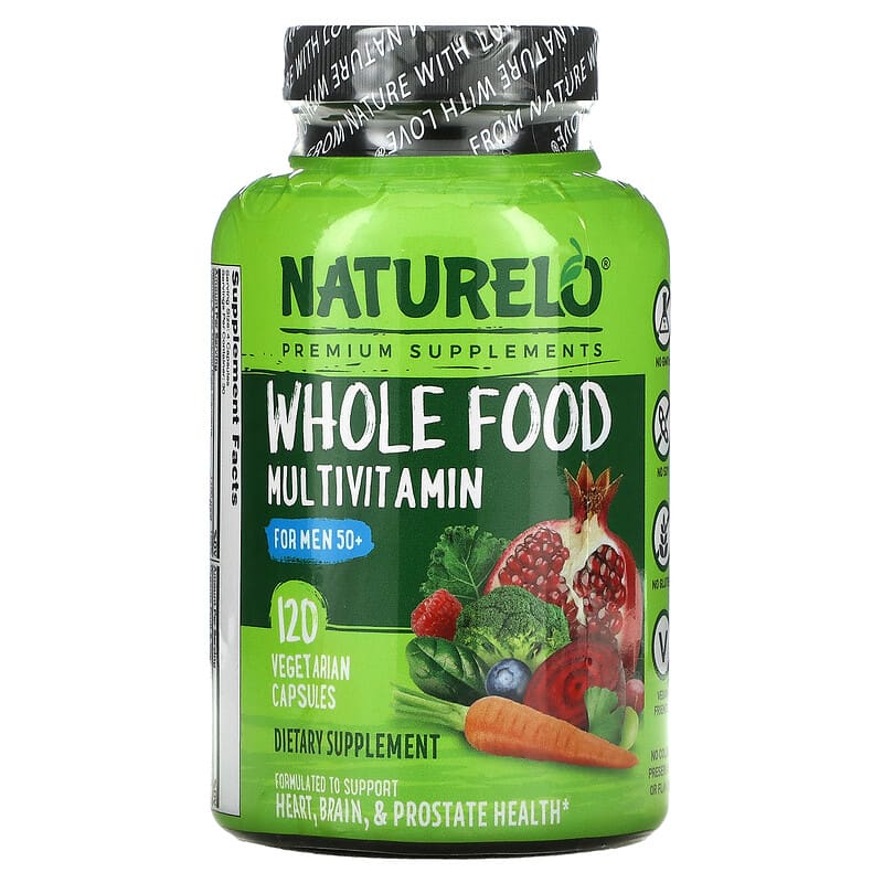 NATURELO Whole Food Multivitamin for Men 50+ 120 viên 1 NATURELO Whole Food Multivitamin for Men 50+ 120 Vegetarian Capsules 628110628428