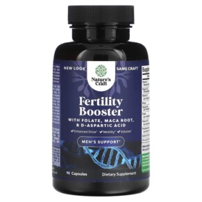 Natures Craft Men's Support Fertility Booster 90 Capsules 850034386195