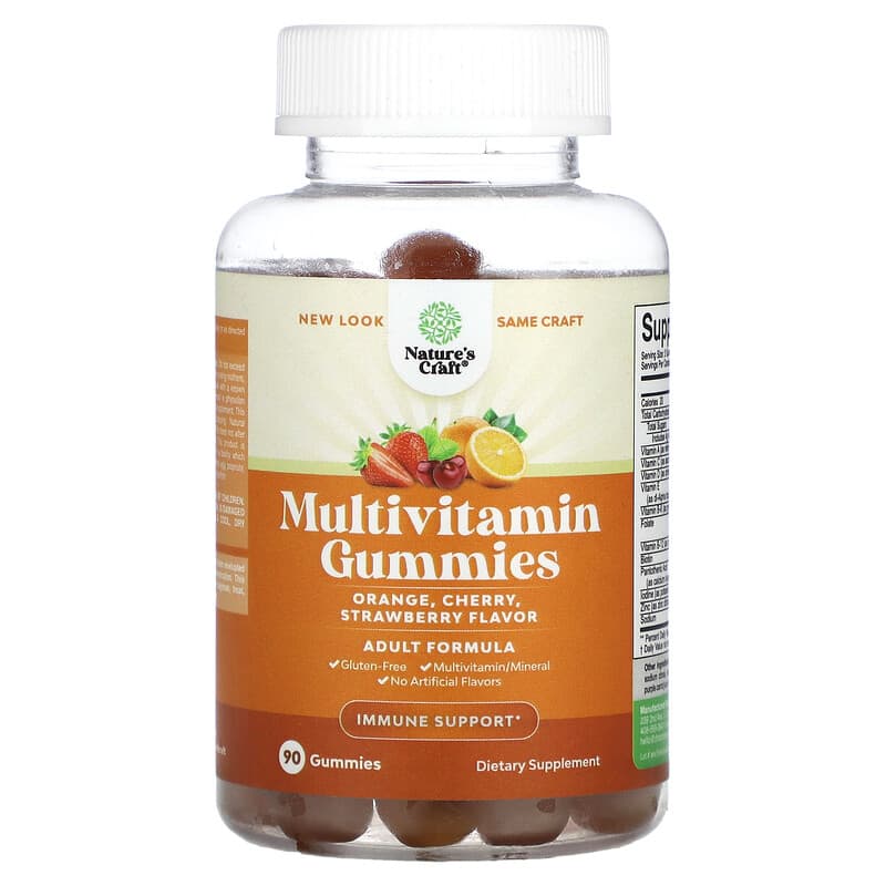 Natures Craft Multivitamin Gummies 90 Gummies 1 Natures Craft Multivitamin Gummies 90 Gummies 793611599024