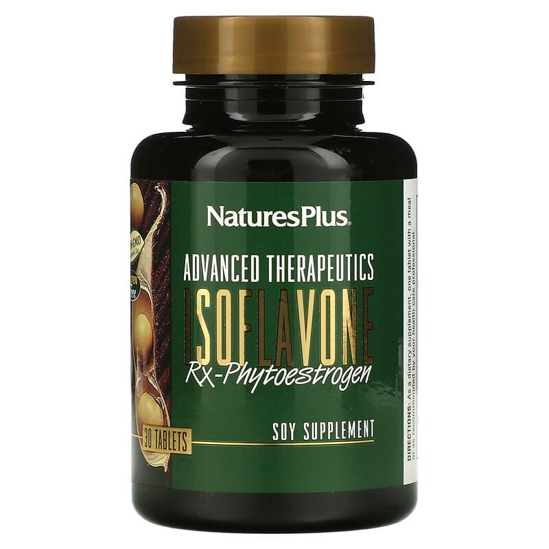 Nature's Plus Advanced Therapeutics Isoflavone Rx-Phytoestrogen 30 viên 1 NaturesPlus Advanced Therapeutics Isoflavone Rx-Phytoestrogen 30 Tablets 097467049871