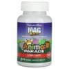 NaturesPlus Animal Parade MagKidz Children's Chewable Magnesium Cherry 90 Animal-Shaped Tablets 097467299429