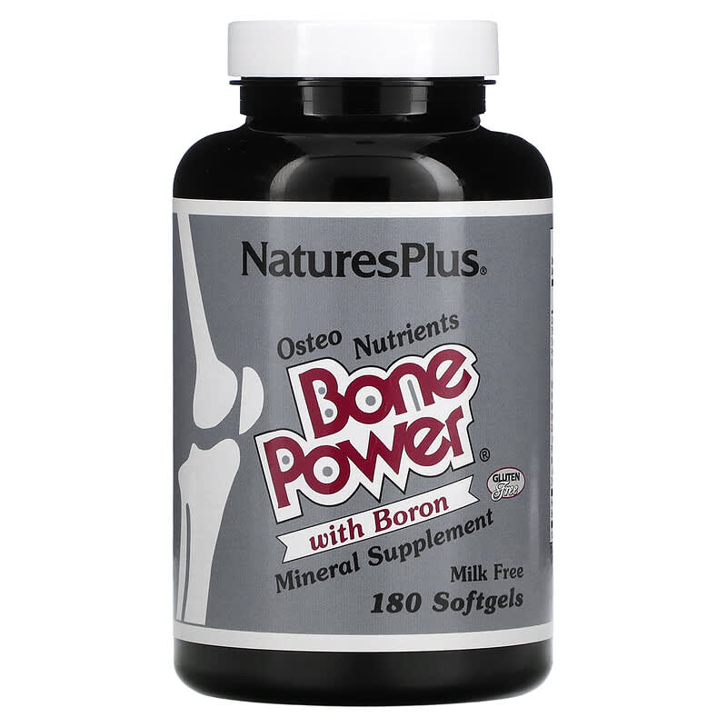 NaturesPlus Bone Power with Boron 180 Softgels 1 NaturesPlus Bone Power with Boron 180 Softgels 097467334106