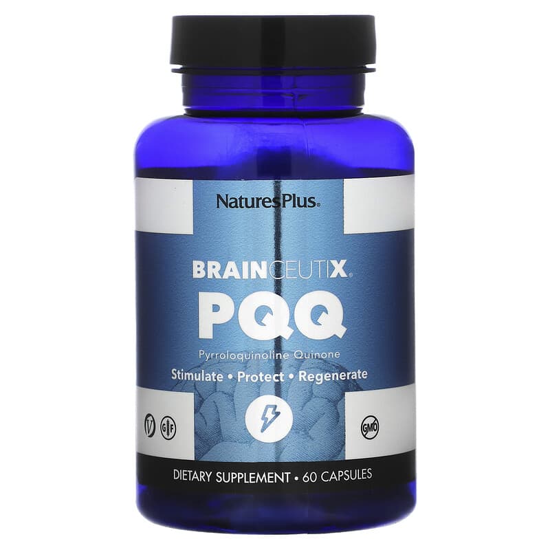NaturesPlus BrainCeutix PQQ 60 Capsules 1 NaturesPlus BrainCeutix PQQ 60 Capsules 097467810082