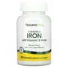 Nature's Plus High Potency Chewable Iron with Vitamin C and Herbs Cherry 90 viên 2 NaturesPlus Chewable Iron with Vitamin C and Herbs Cherry 90 Tablets 097467034211