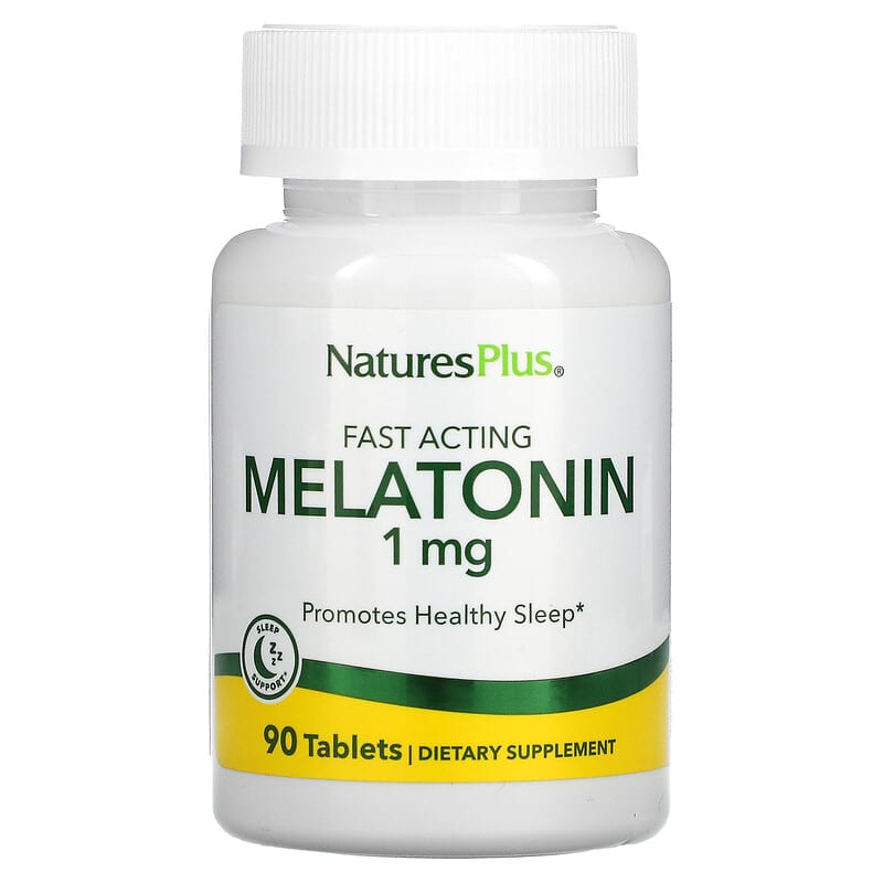 NaturesPlus Fast Acting Melatonin 1 mg 90 Tablets 1 NaturesPlus Fast Acting Melatonin 1 mg 90 Tablets 097467476240