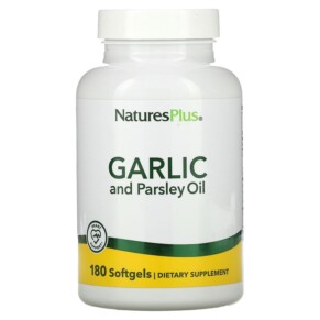 NaturesPlus Garlic and Parsley Oil 180 Softgels 097467039605