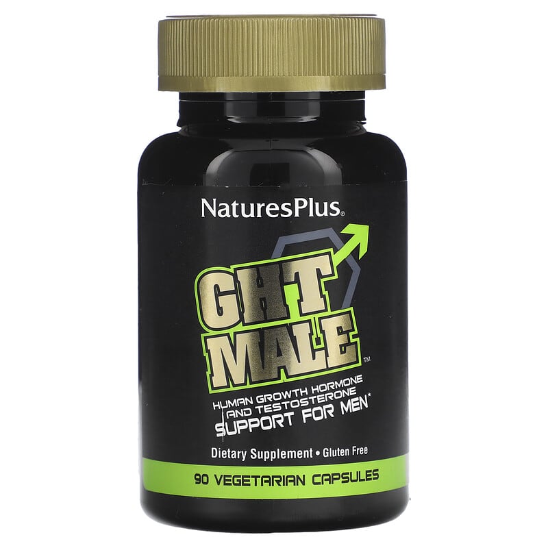 Nature's Plus GHT Male Human Growth Hormone And Testosterone Boost For Men 90 viên 1 NaturesPlus GHT Male Human Growth Hormone And Testosterone Support For Men 90 Vegetarian Capsules 097467487192