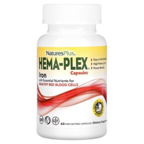 NaturesPlus Hema-Plex 60 Fast-Acting Capsules 097467037724