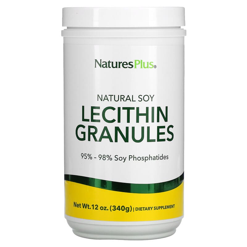 NaturesPlus Natural Soy Lecithin Granules 12 oz (340 g) 1 NaturesPlus Natural Soy Lecithin Granules 12 oz (340 g) 097467042100