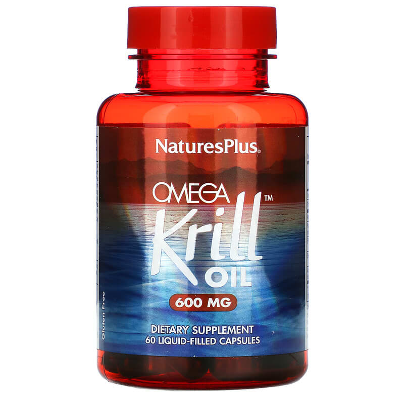 Nature's Plus Omega Krill Oil 600 mg 60 Liquid-Filled viên 1 NaturesPlus Omega Krill Oil 600 mg 60 Liquid-Filled Capsules 097467039728