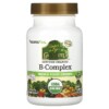 Nature's Plus Source of Life Garden Certified Organic B-Complex 60 viên 3 NaturesPlus Source of Life Garden Organic B-Complex 60 Vegan Capsules 097467307322
