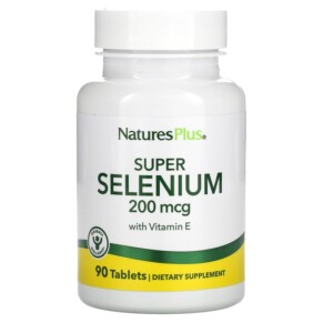 NaturesPlus Super Selenium With Vitamin E 200 mcg 90 Tablets 097467035010