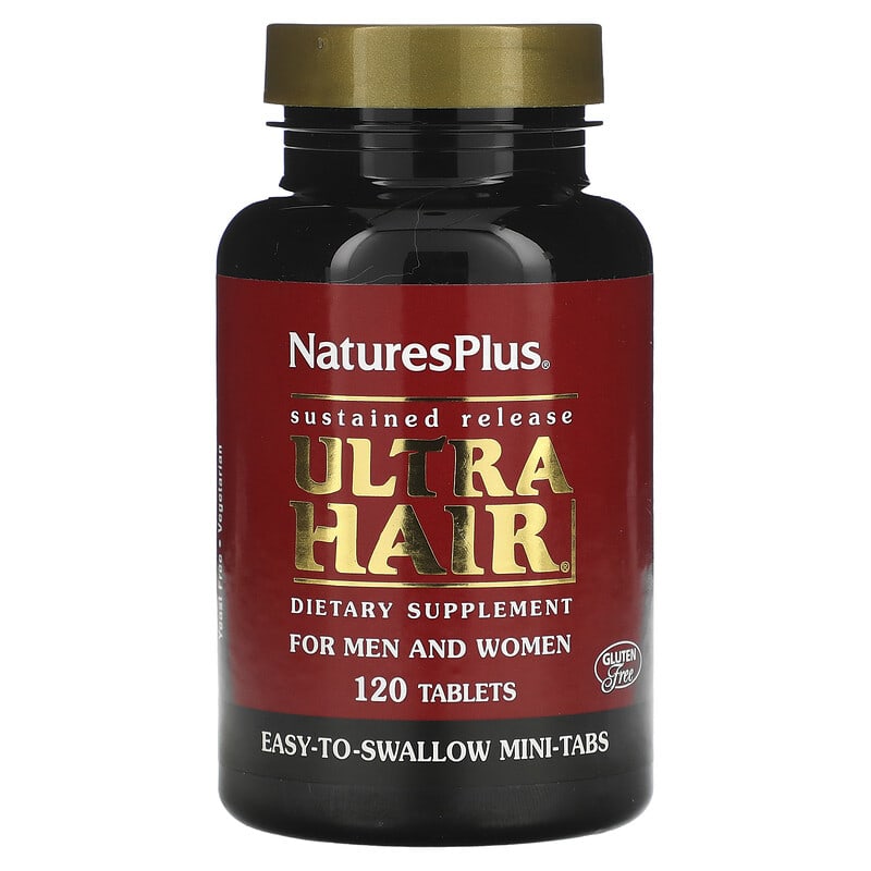 Nature's Plus Ultra Hair For Men & Women 120 viên 1 NaturesPlus Ultra Hair For Men & Women 120 Tablets 097467048430