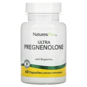 NaturesPlus Ultra Pregnenolone with Bioperine 60 Capsules 097467496941