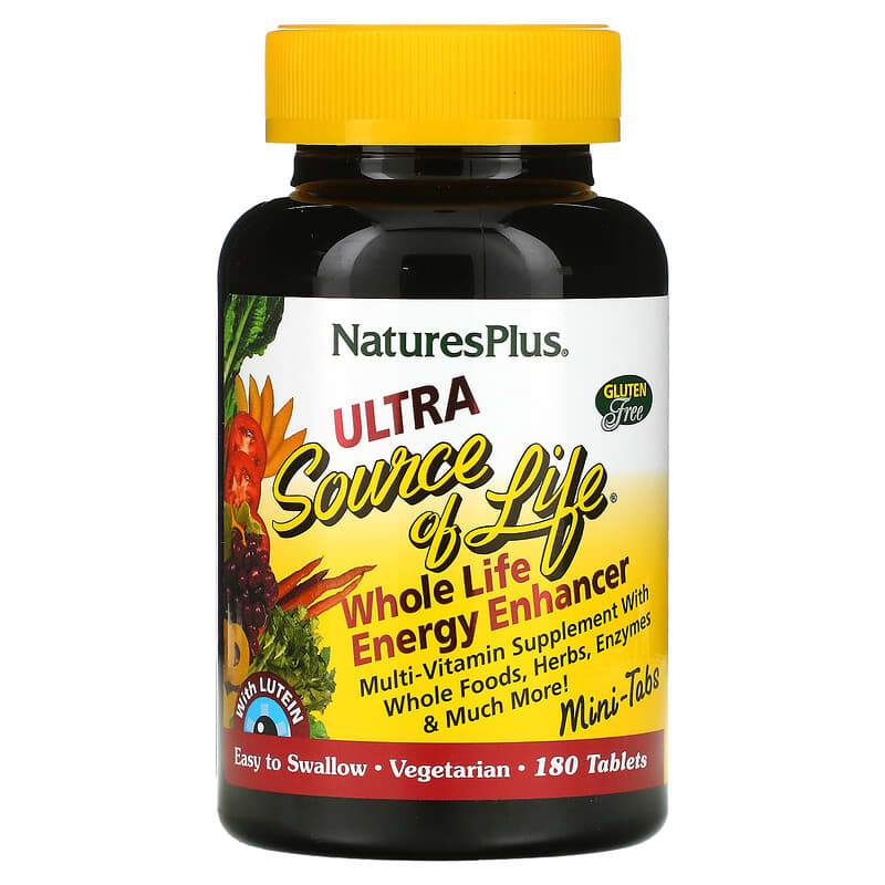 Nature's Plus Ultra Source of Life Whole Life Energy Enhancer 180 viên 1 NaturesPlus Ultra Source of Life Whole Life Energy Enhancer 180 Tablets 097467305229